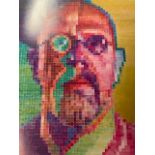 Chuck Close "Self-Portrait I" Print.
