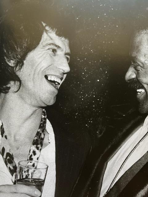 Ian Schrager "Keith Richards and Chuck Berry" Print. - Image 4 of 6