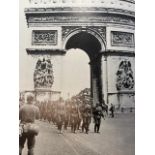 William Shirer "German troops in Arc de Triomphe" Print.