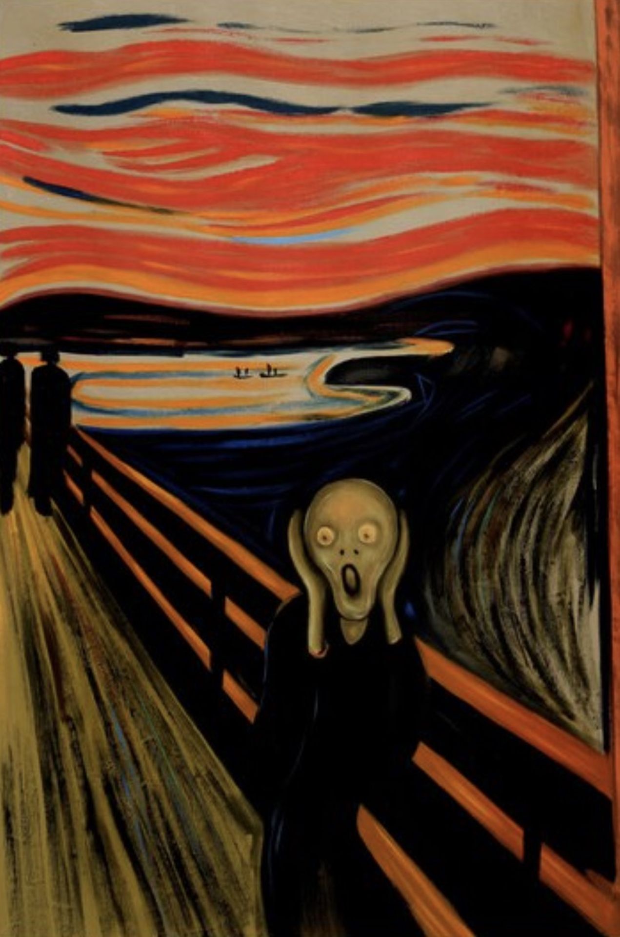 Edvard Munch "The Scream, 1895" Oil Painting
