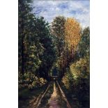 Claude Monet "Wooded Path, 1865" Oil Painting