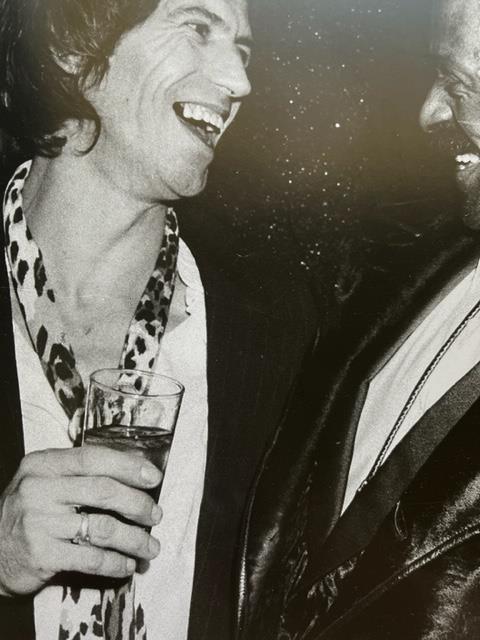 Ian Schrager "Keith Richards and Chuck Berry" Print. - Image 3 of 6