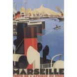 Marseille "Porte De L'Afrique Du Nord" Poster