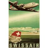 Swissair Travel Poster