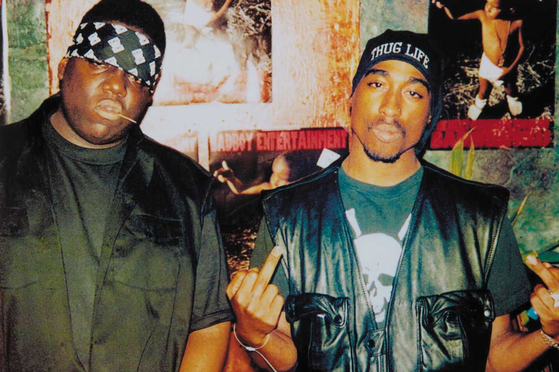 Christopher Wallace and Tupac Print