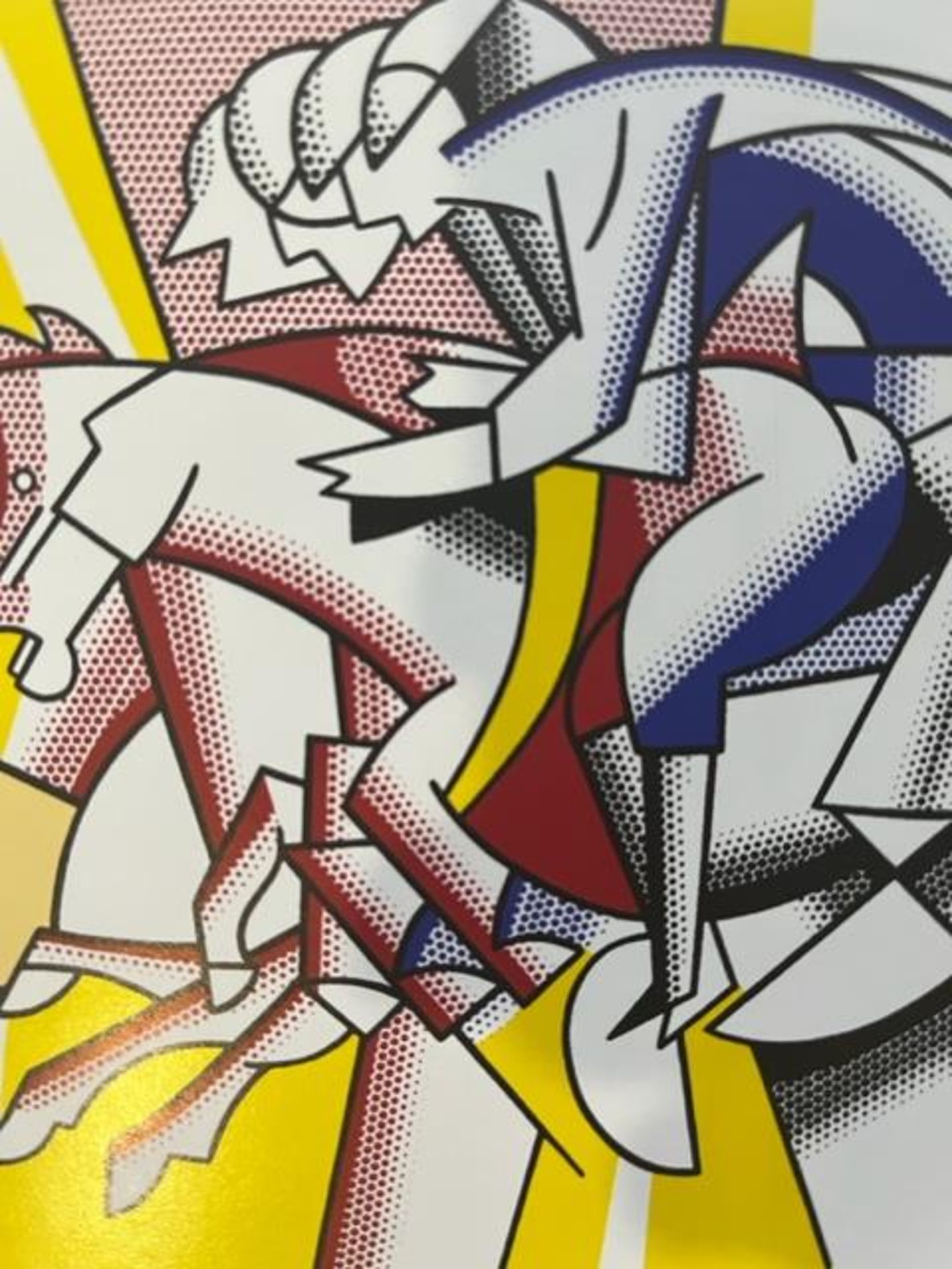 Roy Lichtenstein "Horses" Print. - Image 3 of 6