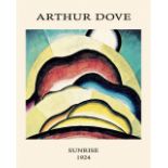 Arthur Dove "Sunrise, 1924" Offset Lithograph