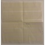 Agnes Martin Signed 1980's Print on Thin Paper