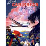 Pan American Airways "Caribbean" Print