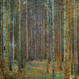 Gustav Klimt "Tannenwald, 1902" Offset Lithograph