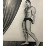 Robert Mapplethorpe "Arnold Schwarzenegger" Print.