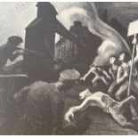 Thomas Hart Benton "Strike" Print.