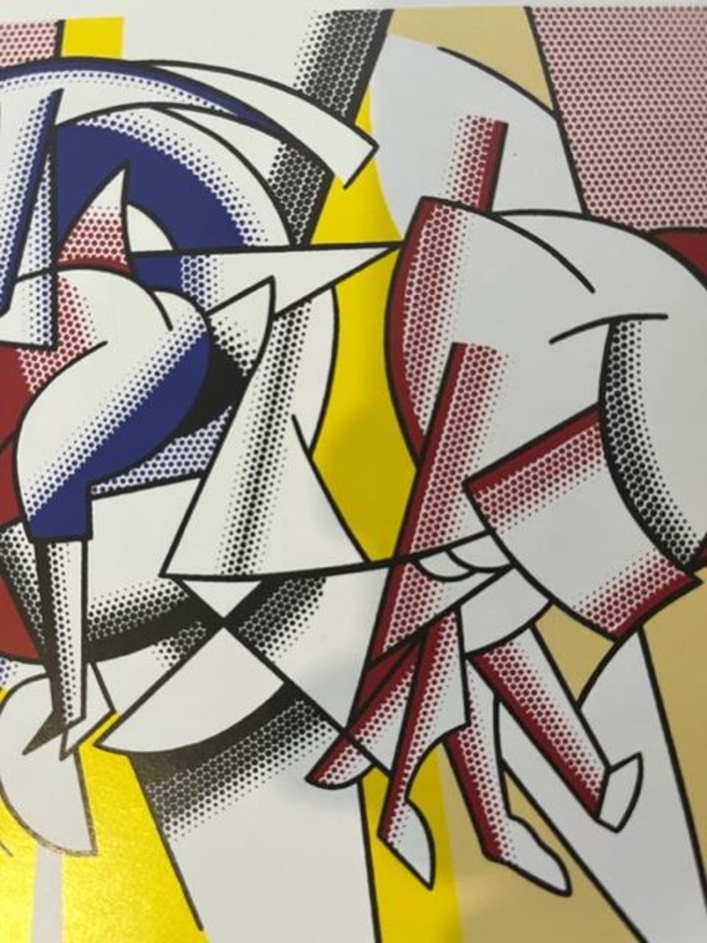 Roy Lichtenstein "Horses" Print. - Image 5 of 6