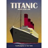 Titanic "White Star Line" Canvas Print