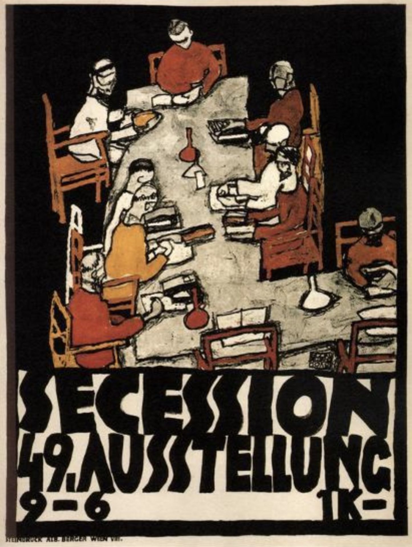 Egon Schiele "Secession" Offset Lithograph