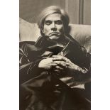 Helmut Newton "Andy Warhol, Paris, 1974" Print