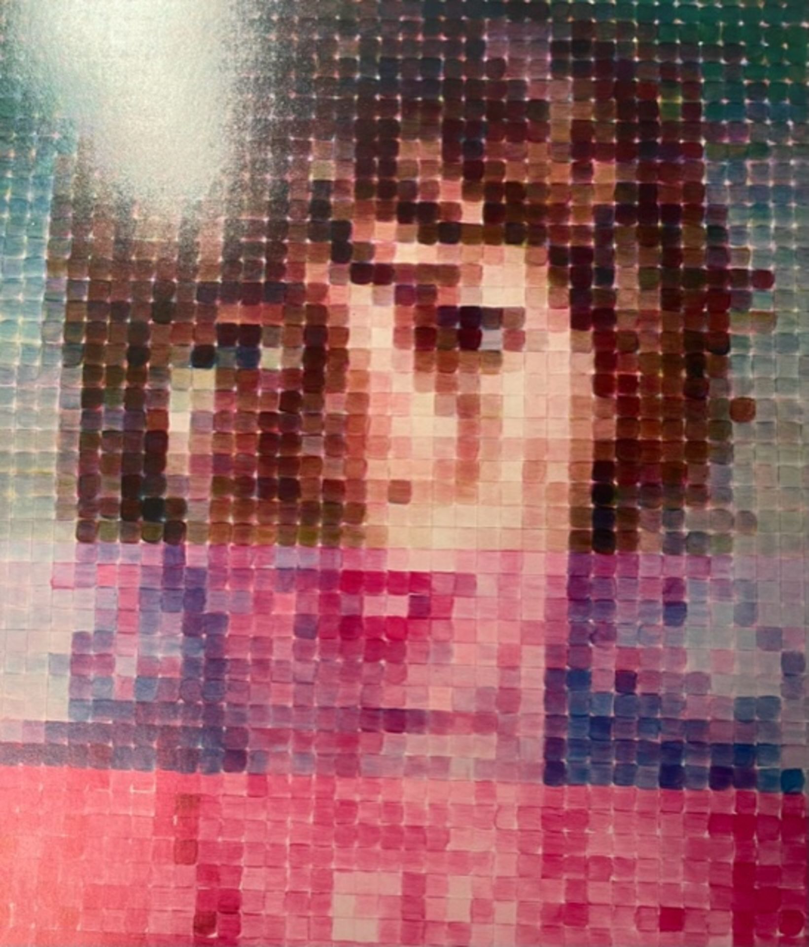 Chuck Close "Cecily" Print.