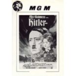 MGM "Hitler" Movie Poster