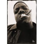 Christopher Wallace "BIGGIE, Smoking" Print