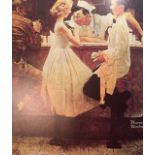 Norman Rockwell "After the Prom" Print.