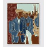 Romare Bearden "Factory Workers" Pin