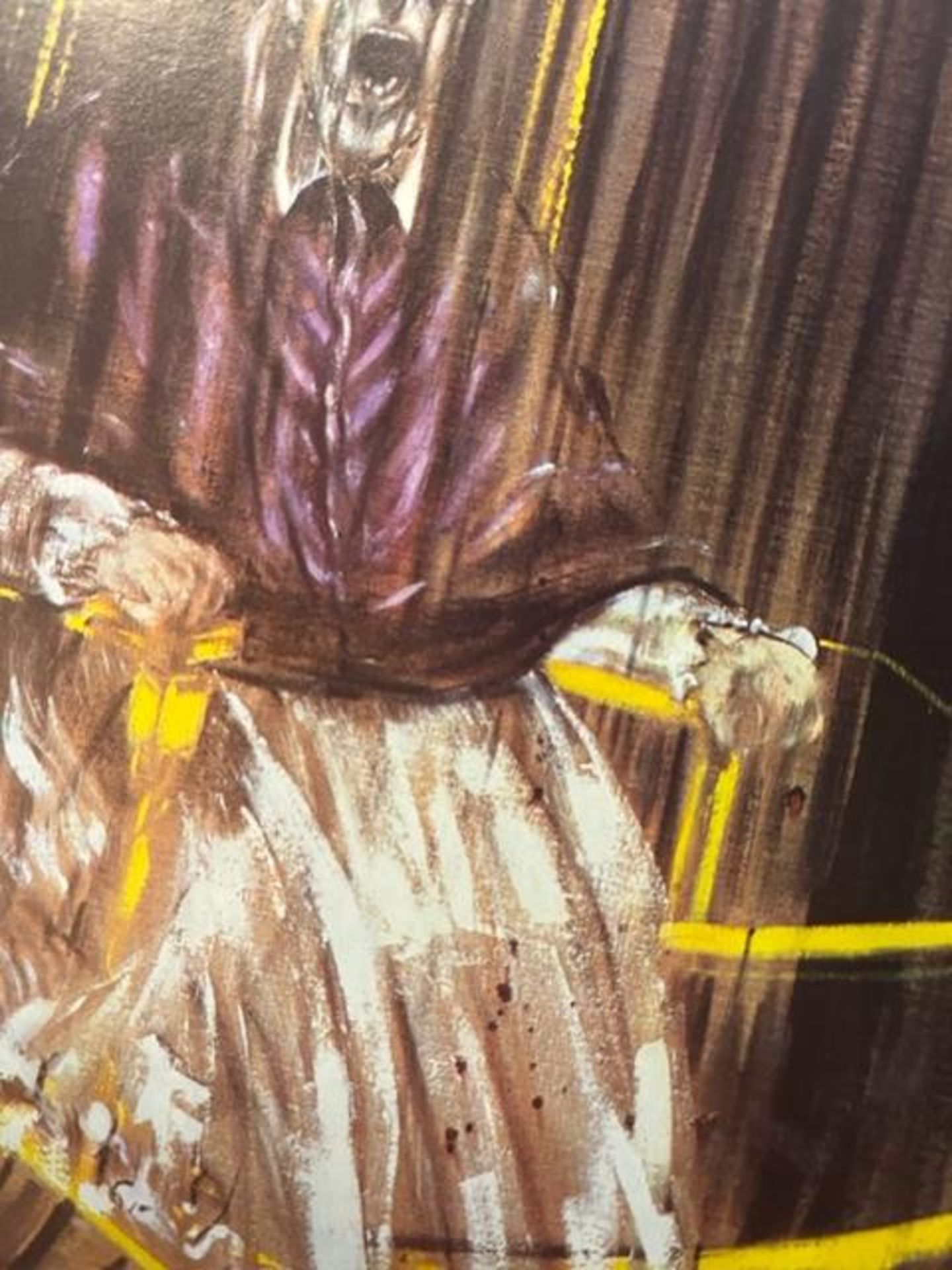 Francis Bacon "Stuy after Velaques Portrait of Pope Innocent X" Print. - Image 6 of 6
