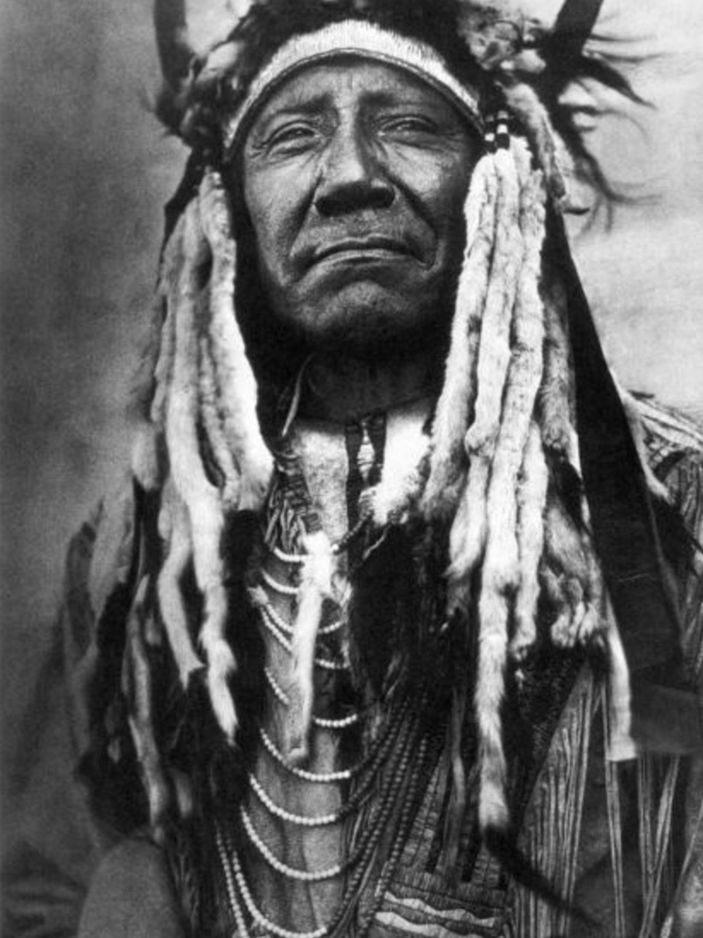 Edward Curtis "Cheyenne Chief, 1910" Print