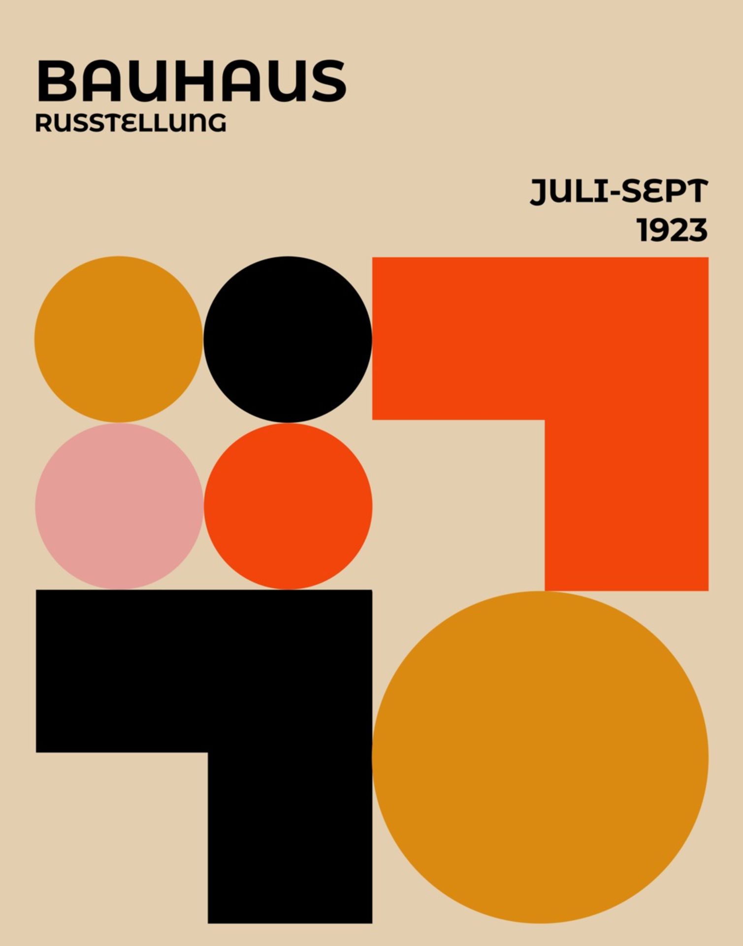 Bauhaus "July-September, 1923" Print