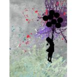 Banksy "Flying Balloon Girl" Offset Lithograph