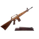 M-16 Wooden Scale Desk Display