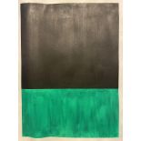 Ellsworth Kelly "Untitled, Green" Acrylic Painting