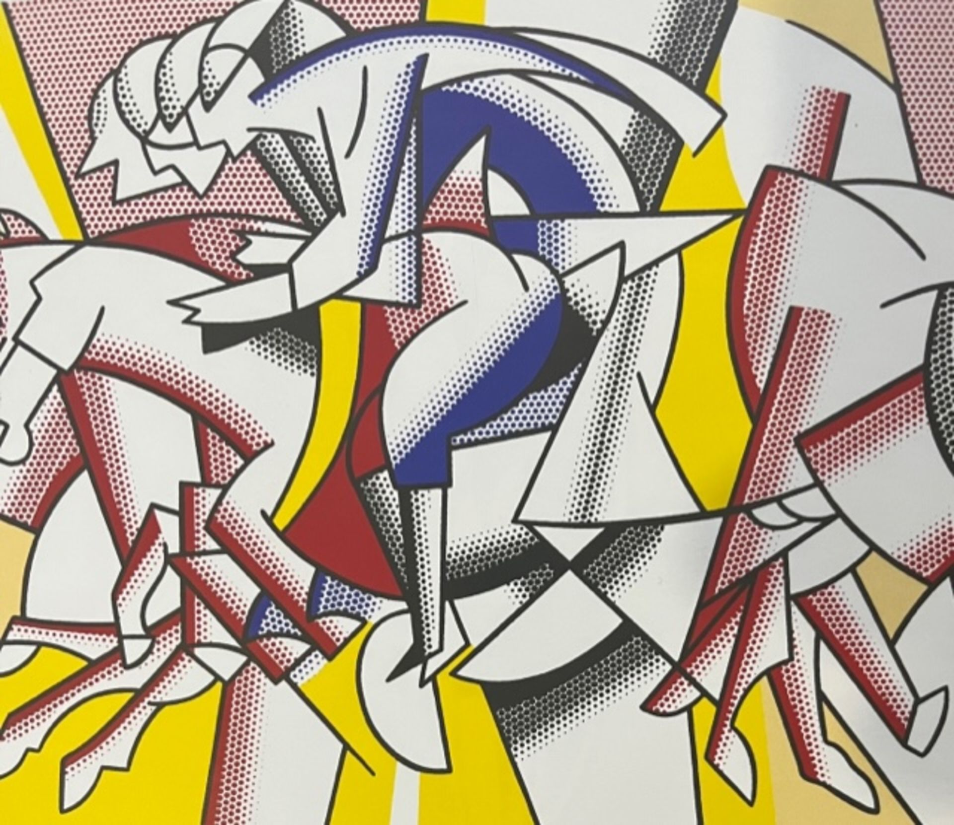 Roy Lichtenstein "Horses" Print.