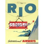 Rio Travel Poster on Canvas