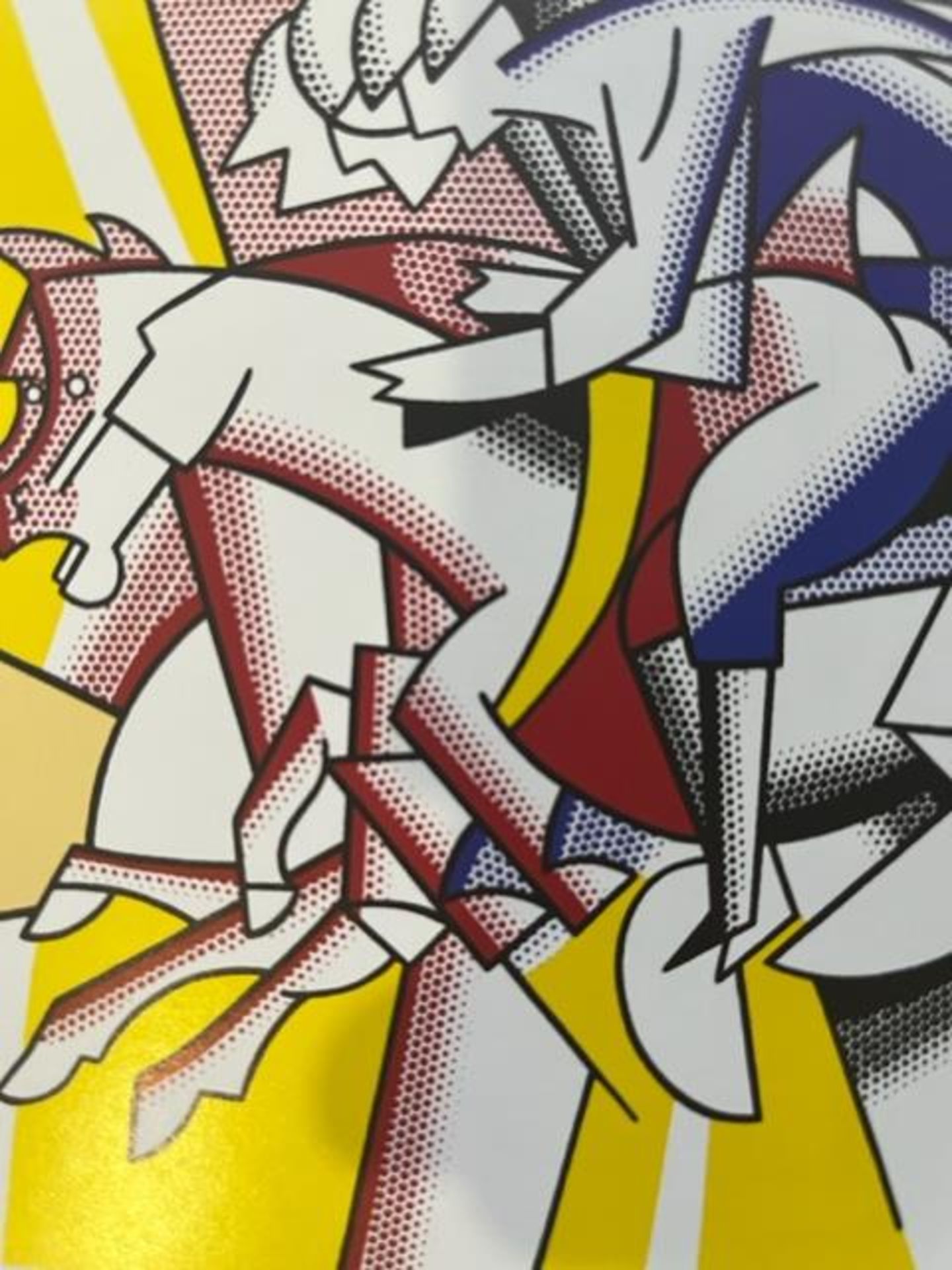 Roy Lichtenstein "Horses" Print. - Image 4 of 6