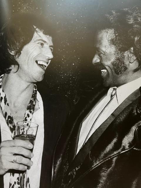 Ian Schrager "Keith Richards and Chuck Berry" Print. - Image 6 of 6