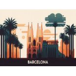 Barcelona, Spain Travel Poster