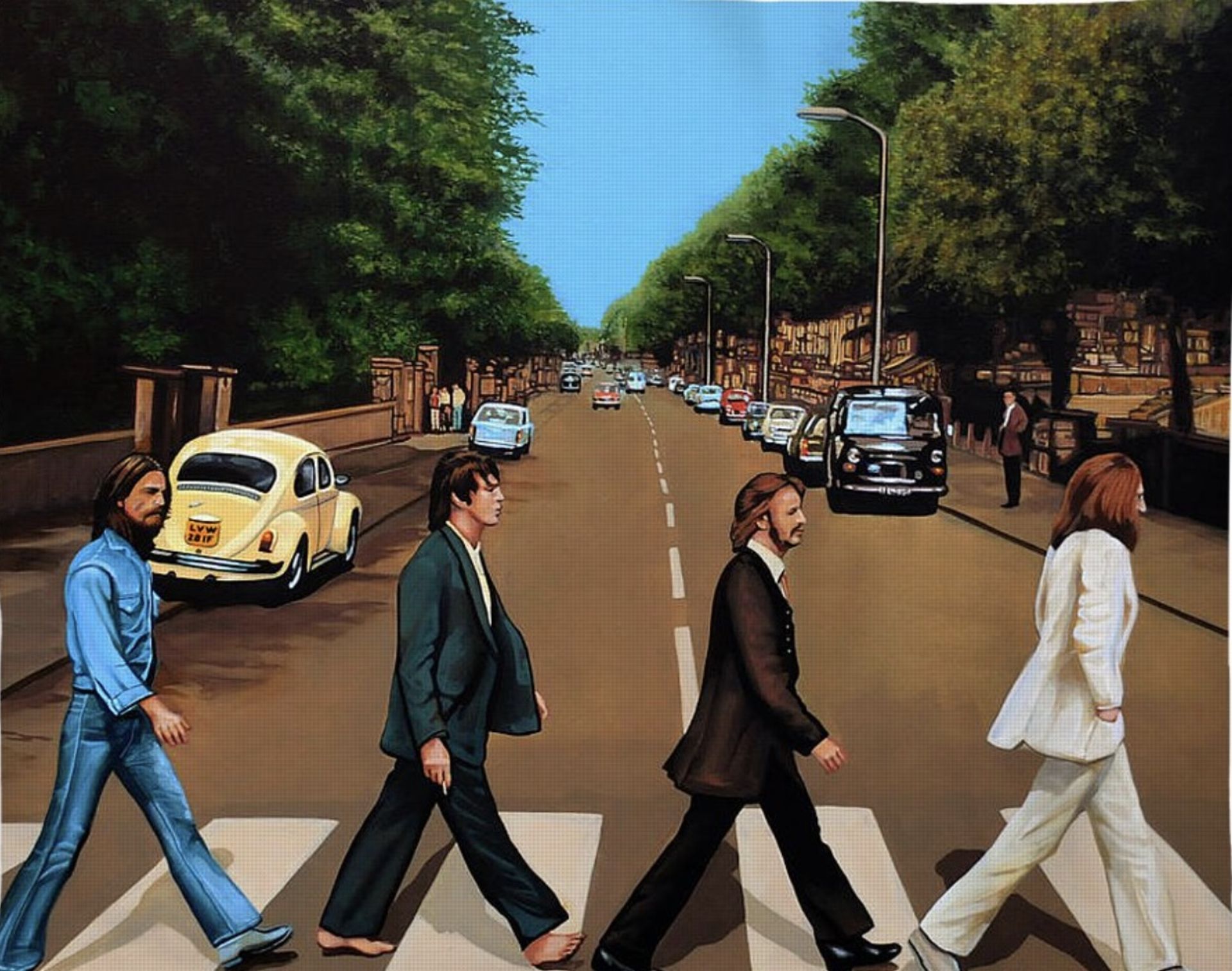 The Beatles "Abbey Road" Blanket