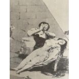 Francisco Goya "Tantalo" Print.