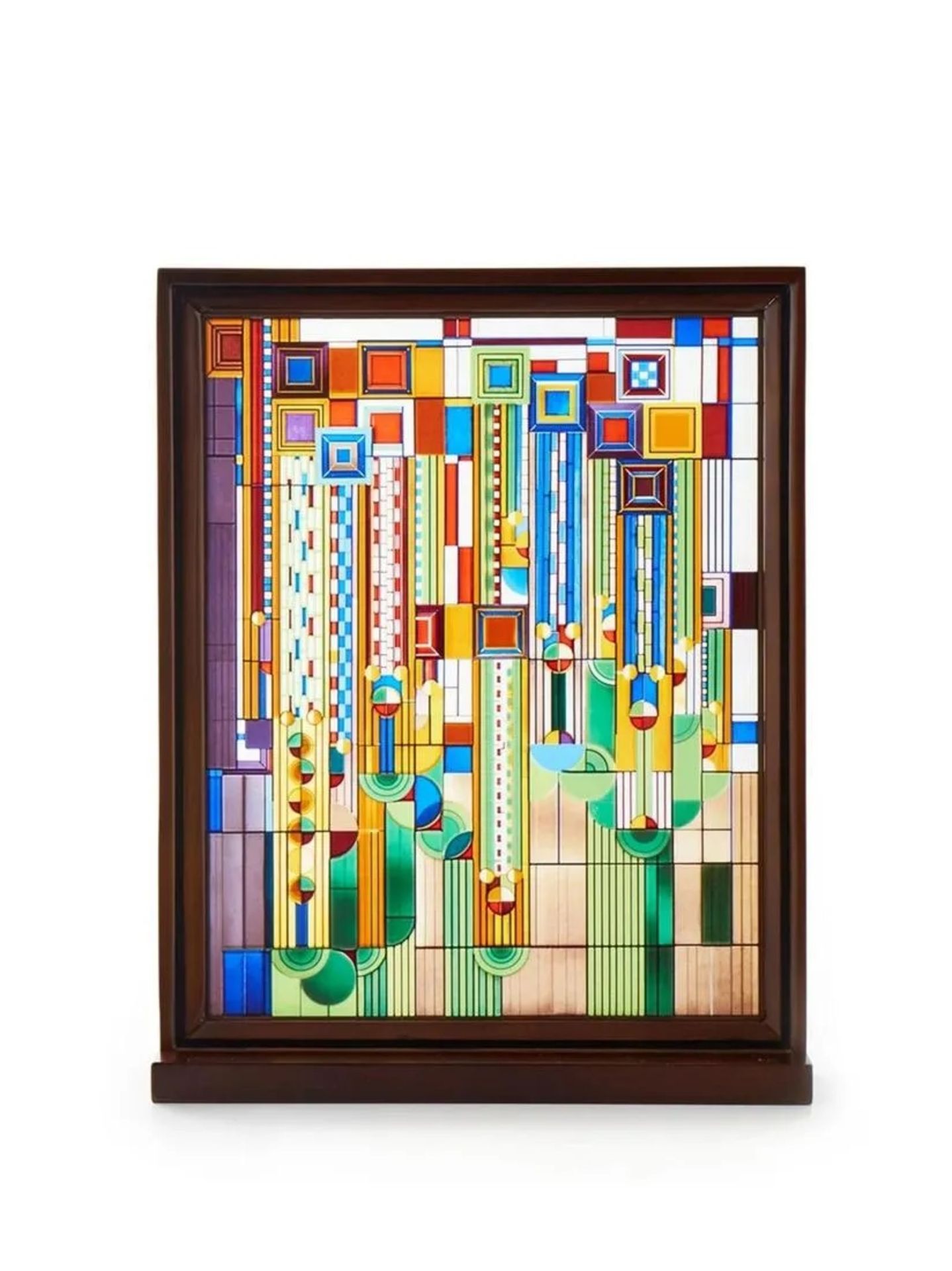 Frank Lloyd Wright Glass Panel
