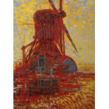 Piet Mondrian "Mill in Sunlight: The Winkel Mill 1908" Print.