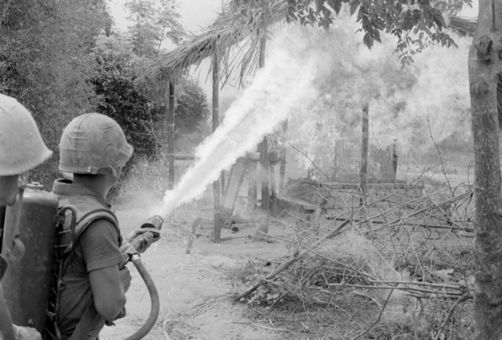 Vietnam War Flamethrower Print