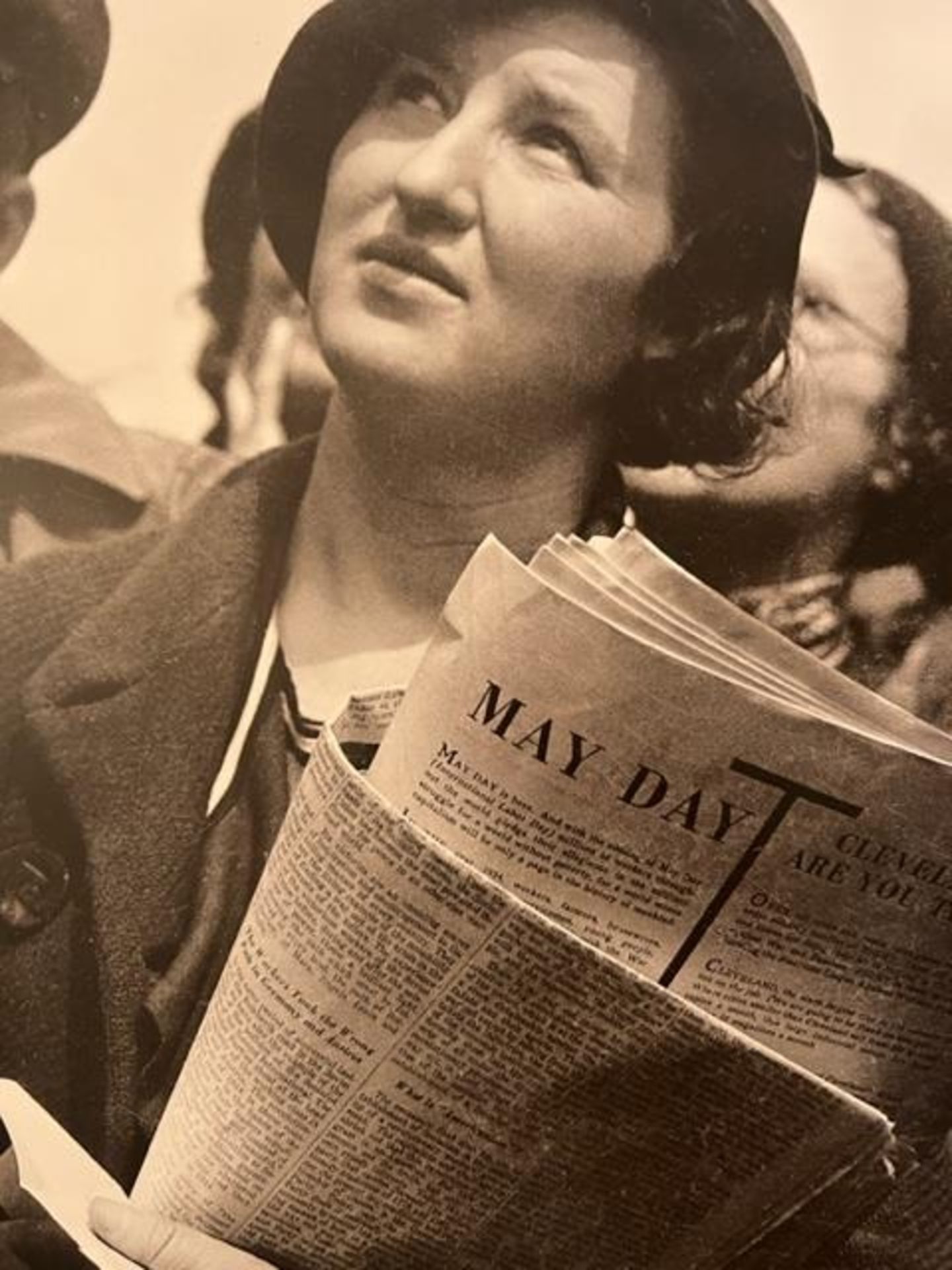 Dorothea Lange "May Day Listener" Print. - Image 6 of 6