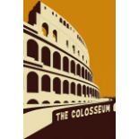 Flavian Amphitheatre, Rome, Italy Travel Poster