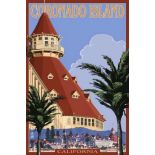 Coronado Island, California Travel Poster