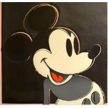 Andy Warhol "Mickey Mouse, 1981" Silkscreen