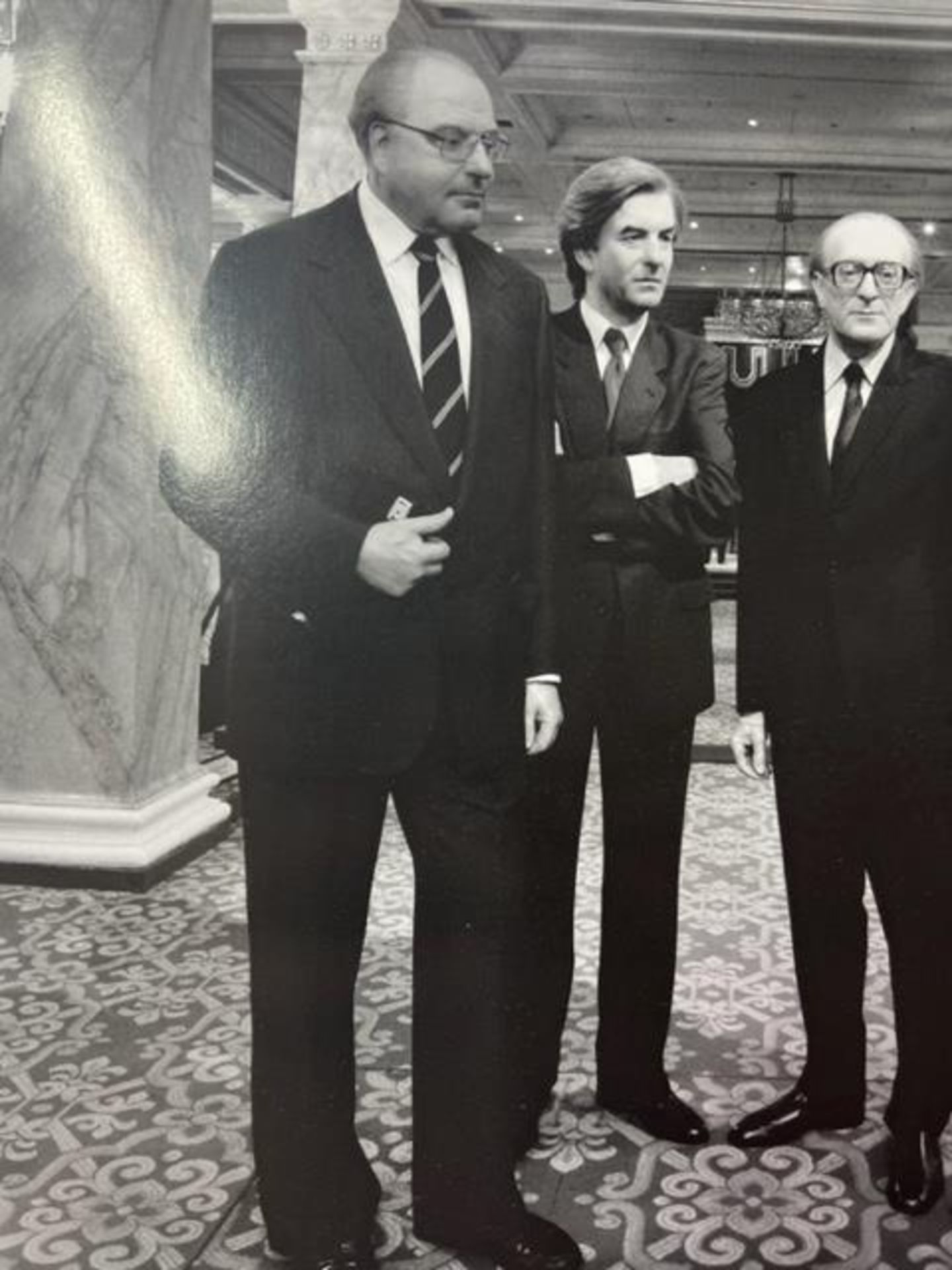 Hiroshi Sugimoto "Dr. Helmut Kohl, Ruud Lubers, Lord Carrington, Francois Mitterand" Print. - Image 3 of 6