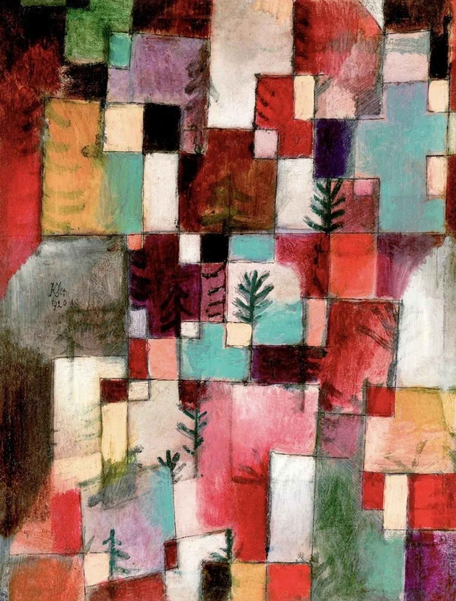 Paul Klee "1920" Print
