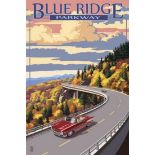 Blue Ridge Parkway Travel Poster