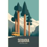 Sequoia, National Park Travel Poster
