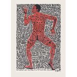Keith Haring Dancing Man Print
